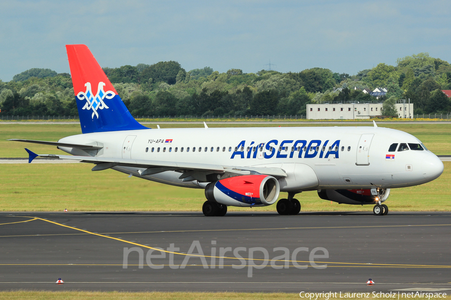 Air Serbia Airbus A319-132 (YU-APA) | Photo 63342