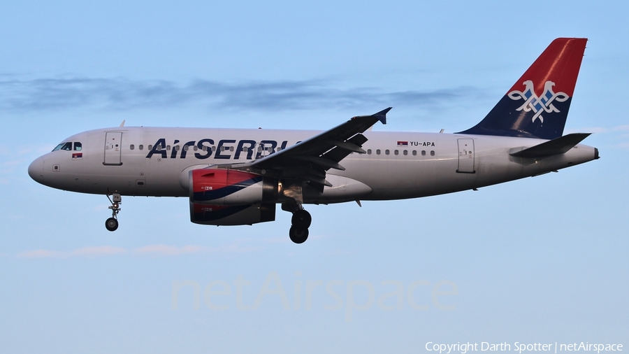 Air Serbia Airbus A319-132 (YU-APA) | Photo 225124