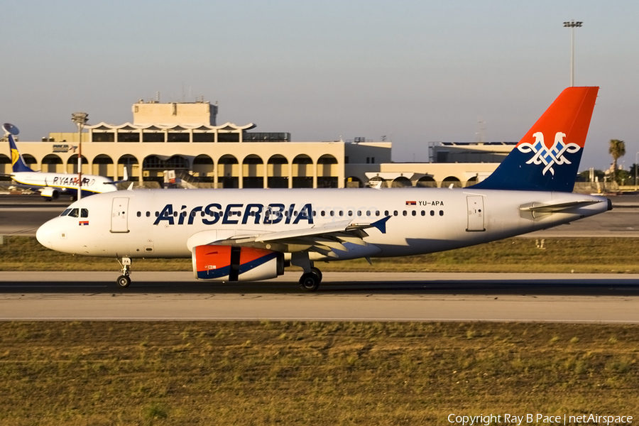 Air Serbia Airbus A319-132 (YU-APA) | Photo 54912