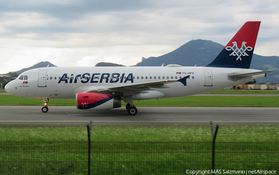 Air Serbia Airbus A319-132 (YU-APA) | Photo 393539