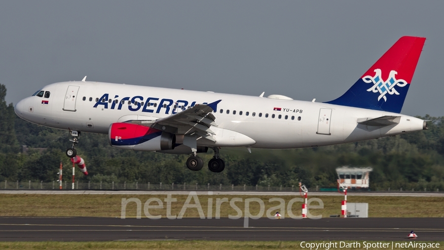 Air Serbia Airbus A319-132 (YU-APB) | Photo 230779