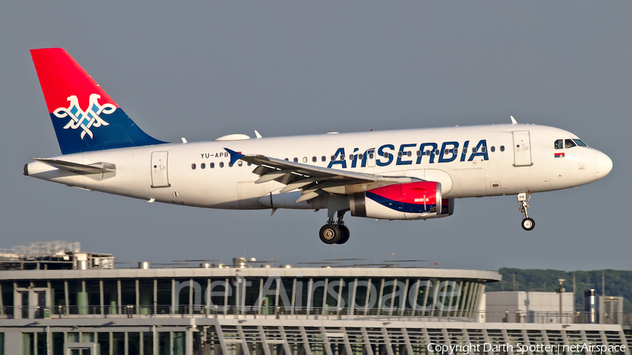 Air Serbia Airbus A319-132 (YU-APB) | Photo 362638