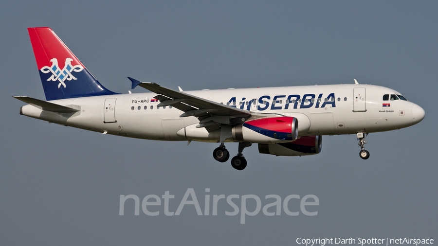 Air Serbia Airbus A319-131 (YU-APC) | Photo 230780
