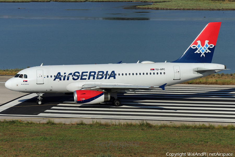 Air Serbia Airbus A319-131 (YU-APC) | Photo 459675