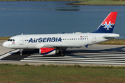 Air Serbia Airbus A319-131 (YU-APC) at  Corfu - International, Greece