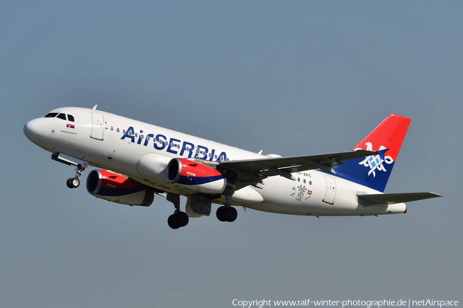 Air Serbia Airbus A319-131 (YU-APC) | Photo 411884
