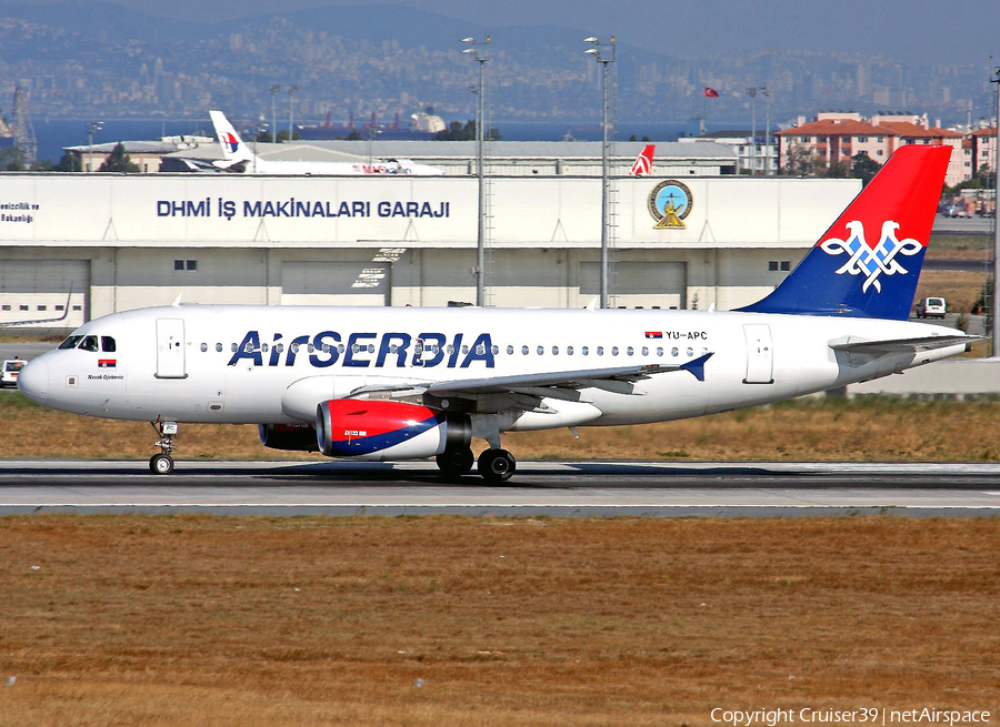 Air Serbia Airbus A319-131 (YU-APC) | Photo 134978