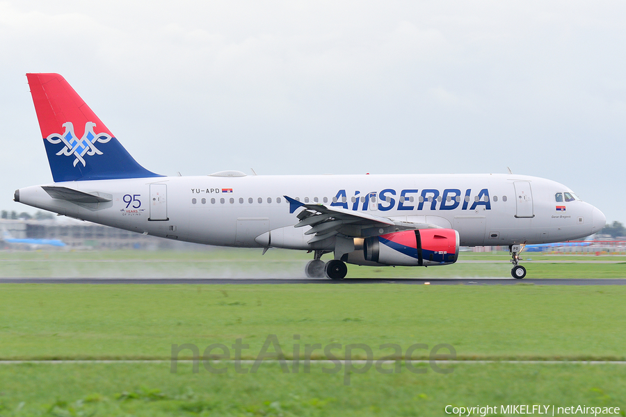 Air Serbia Airbus A319-132 (YU-APD) | Photo 548716