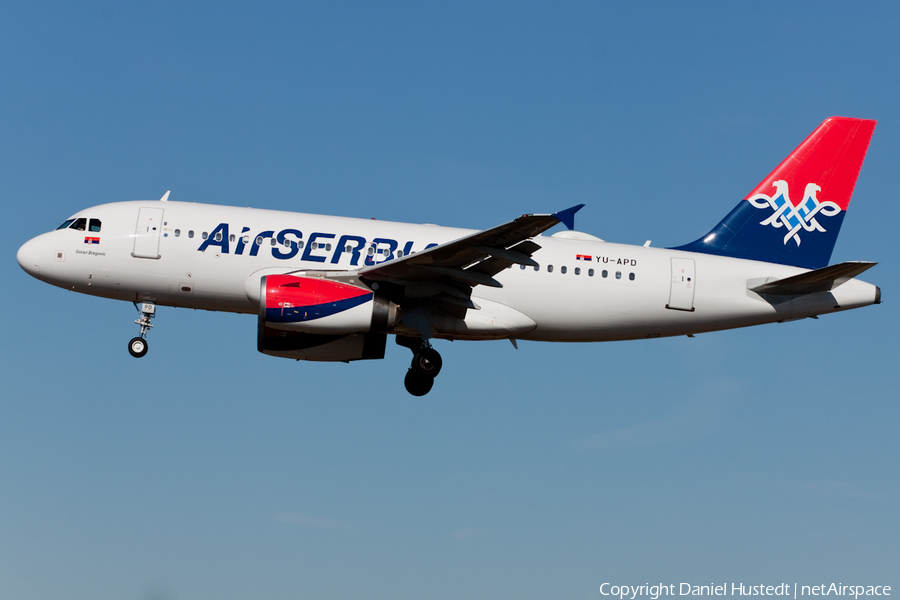 Air Serbia Airbus A319-132 (YU-APD) | Photo 422148