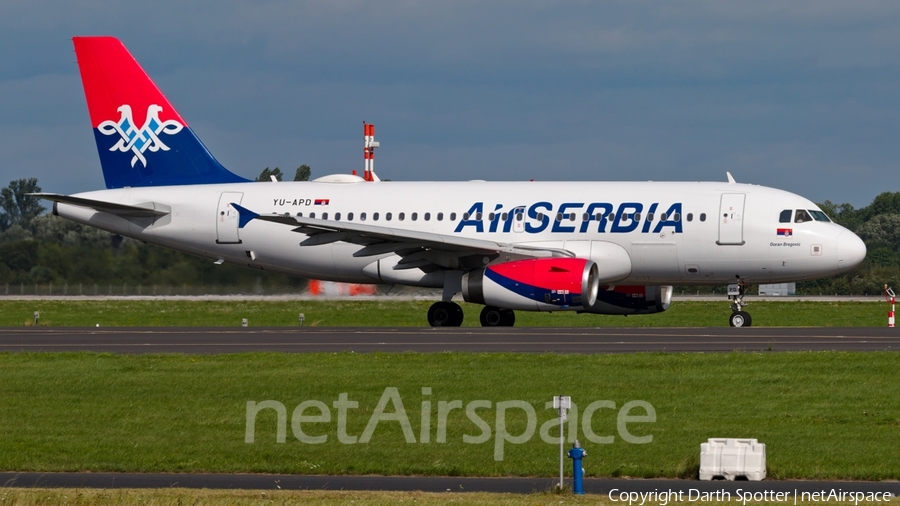 Air Serbia Airbus A319-132 (YU-APD) | Photo 191335