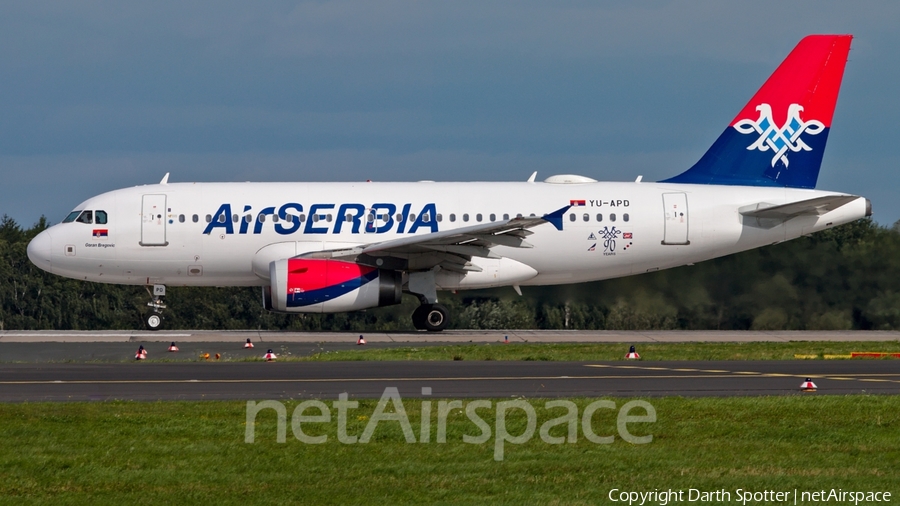 Air Serbia Airbus A319-132 (YU-APD) | Photo 191336