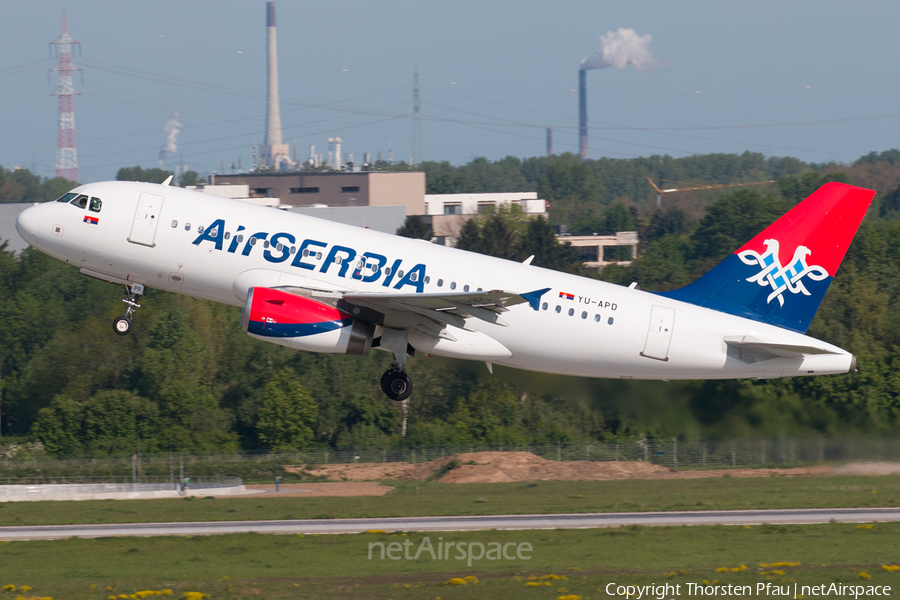 Air Serbia Airbus A319-132 (YU-APD) | Photo 75976