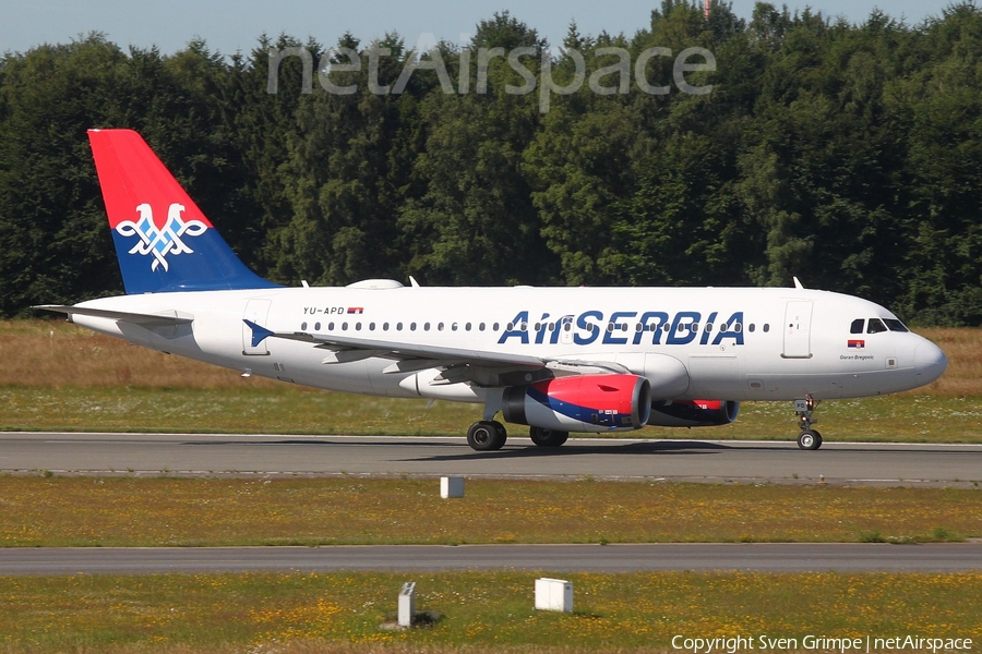 Air Serbia Airbus A319-132 (YU-APD) | Photo 174238