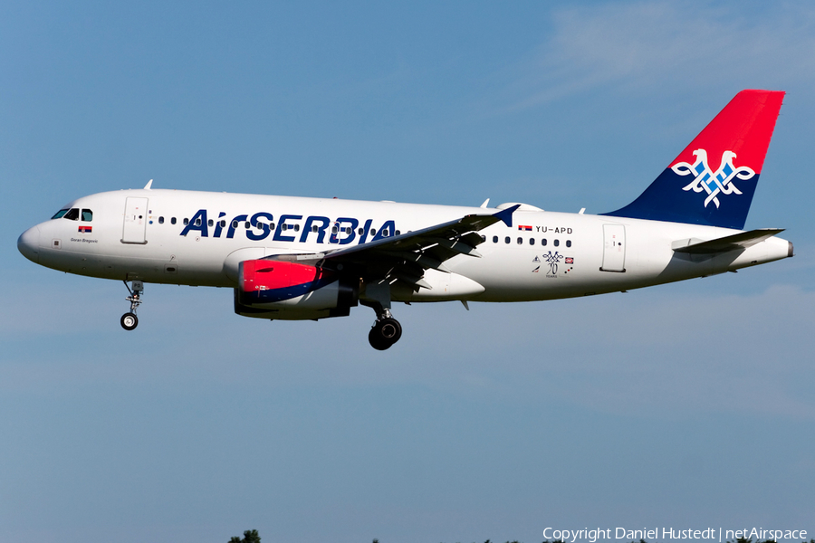 Air Serbia Airbus A319-132 (YU-APD) | Photo 481292