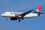 Air Serbia Airbus A319-132 (YU-APD) at  London - Heathrow, United Kingdom