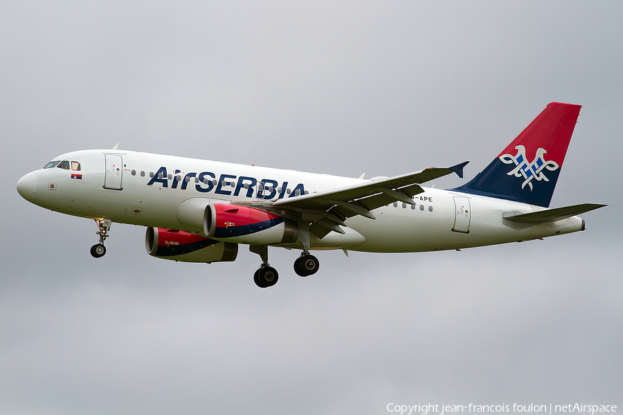 Air Serbia Airbus A319-132 (YU-APE) | Photo 117363