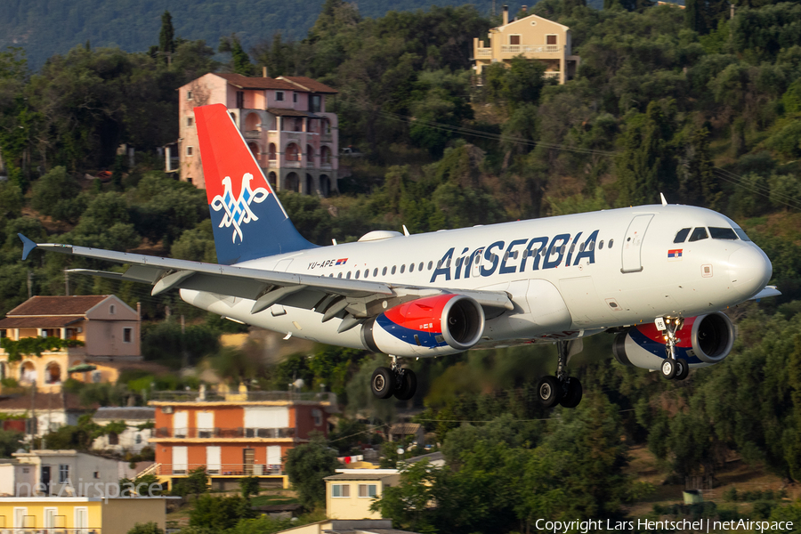 Air Serbia Airbus A319-132 (YU-APE) | Photo 459309