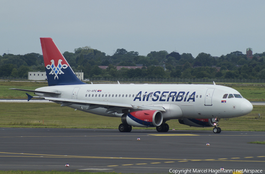 Air Serbia Airbus A319-132 (YU-APE) | Photo 135064