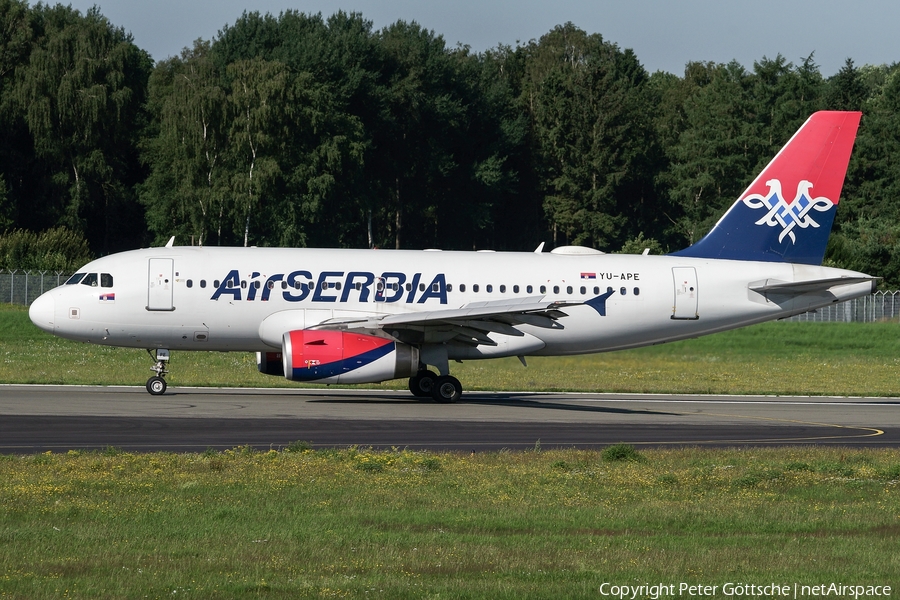 Air Serbia Airbus A319-132 (YU-APE) | Photo 115782