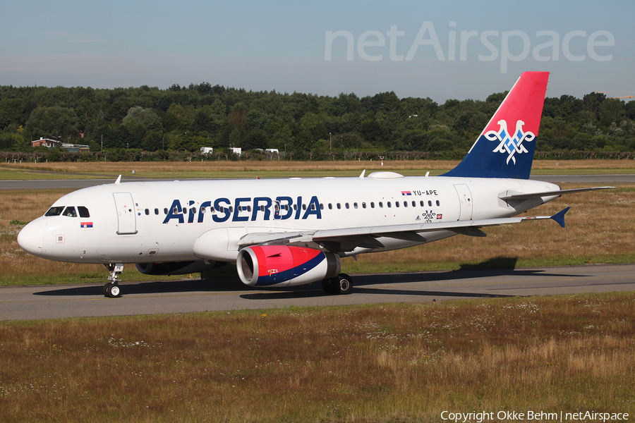 Air Serbia Airbus A319-132 (YU-APE) | Photo 175057