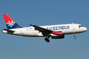 Air Serbia Airbus A319-132 (YU-APF) at  Amsterdam - Schiphol, Netherlands