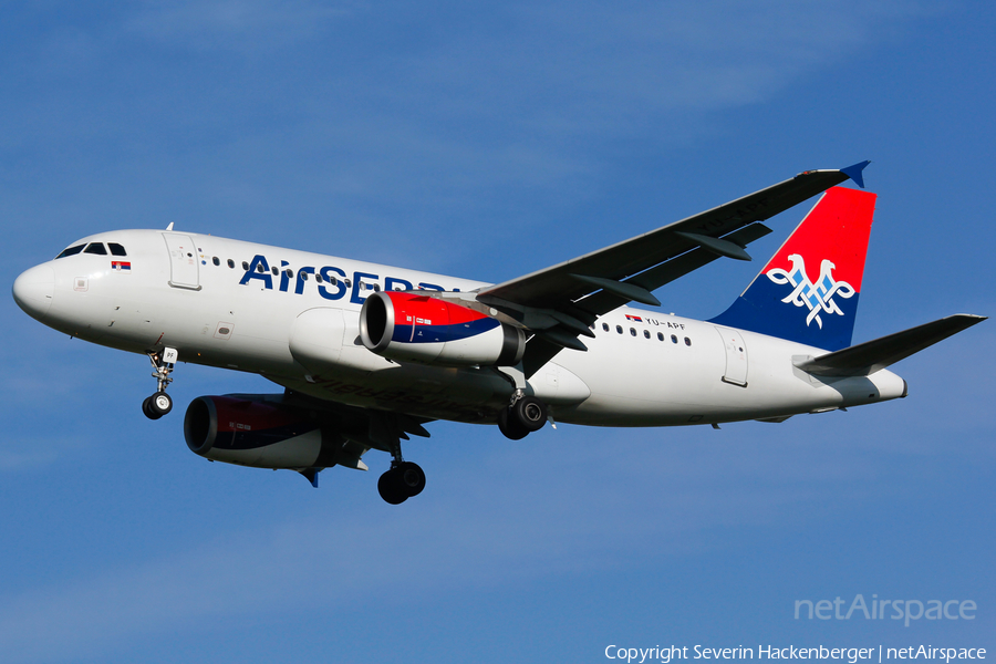 Air Serbia Airbus A319-132 (YU-APF) | Photo 237722