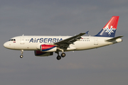 Air Serbia Airbus A319-132 (YU-APF) at  Brussels - International, Belgium