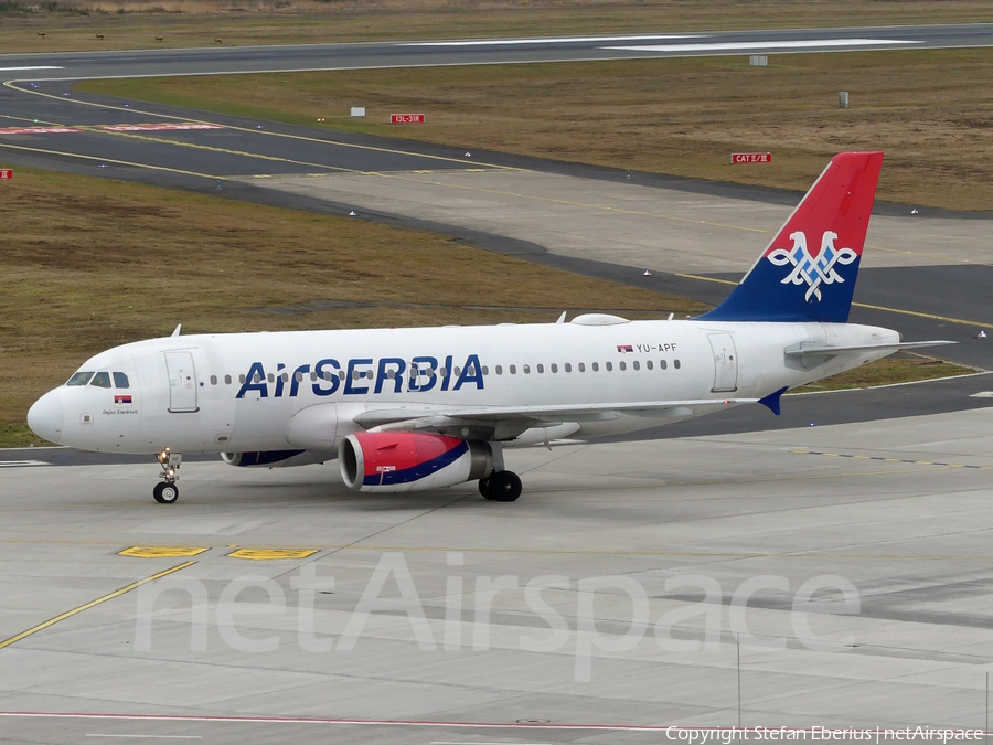 Air Serbia Airbus A319-132 (YU-APF) | Photo 664906