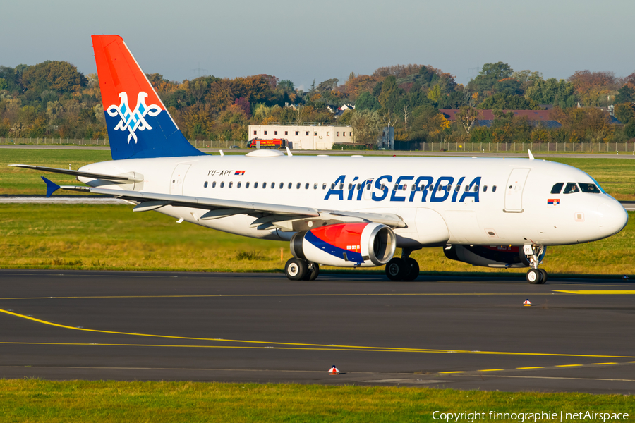 Air Serbia Airbus A319-132 (YU-APF) | Photo 477310