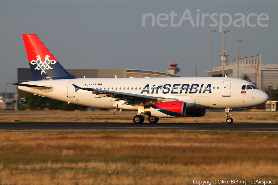 Air Serbia Airbus A319-132 (YU-APF) | Photo 80819