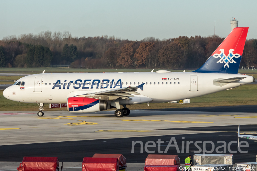 Air Serbia Airbus A319-132 (YU-APF) | Photo 132154