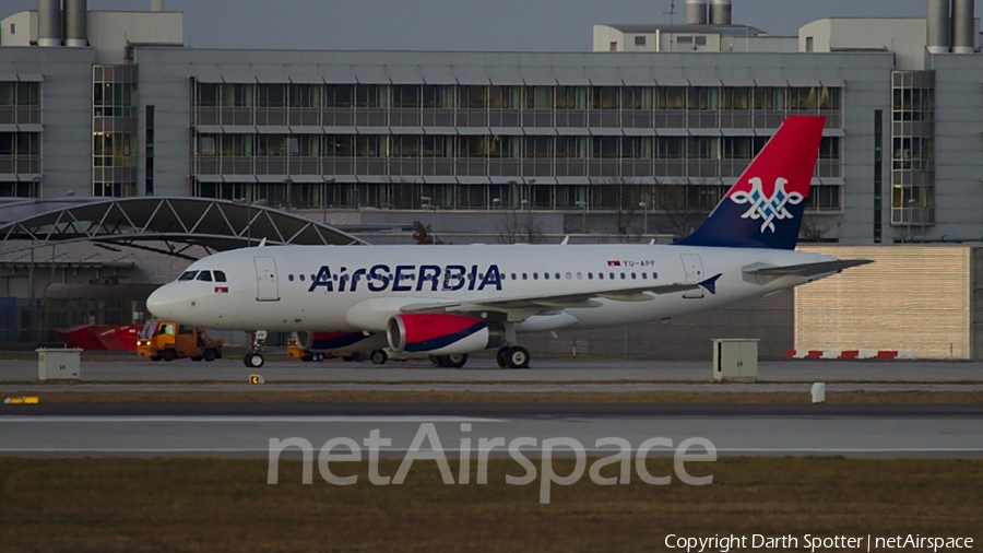Air Serbia Airbus A319-132 (YU-APF) | Photo 214095