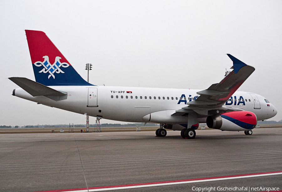 Air Serbia Airbus A319-132 (YU-APF) | Photo 44396