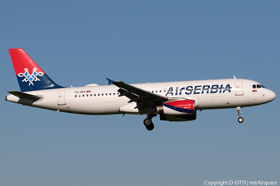 Air Serbia Airbus A320-232 (YU-APG) | Photo 243872