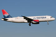 Air Serbia Airbus A320-232 (YU-APG) at  Amsterdam - Schiphol, Netherlands