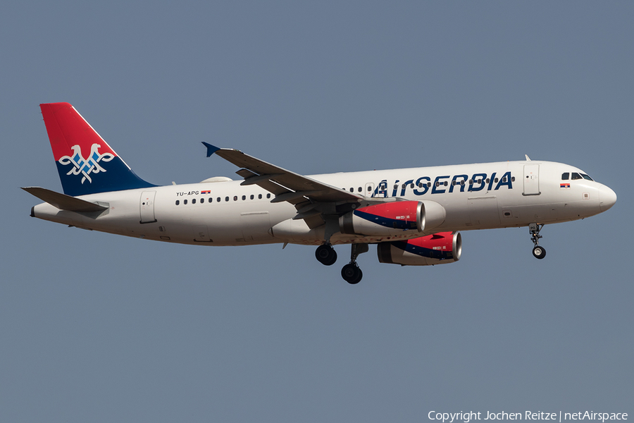 Air Serbia Airbus A320-232 (YU-APG) | Photo 245833