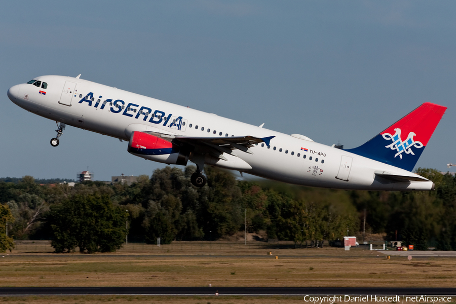 Air Serbia Airbus A320-232 (YU-APG) | Photo 424783