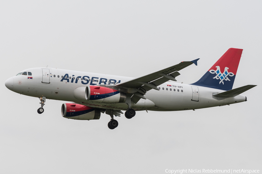 Air Serbia Airbus A319-132 (YU-API) | Photo 261024