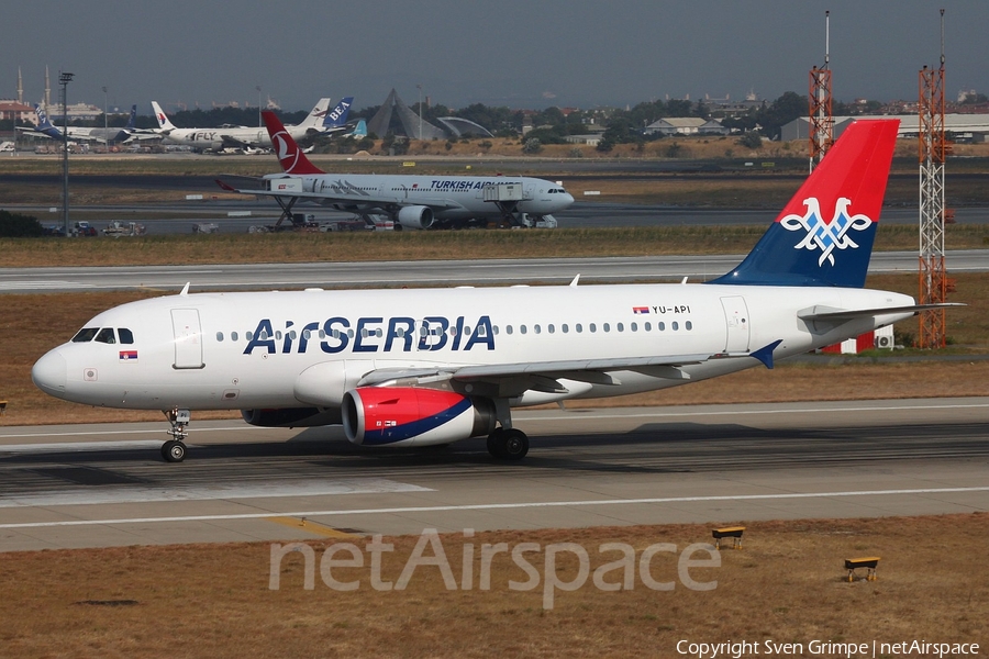 Air Serbia Airbus A319-132 (YU-API) | Photo 81977