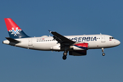 Air Serbia Airbus A319-132 (YU-API) at  London - Heathrow, United Kingdom