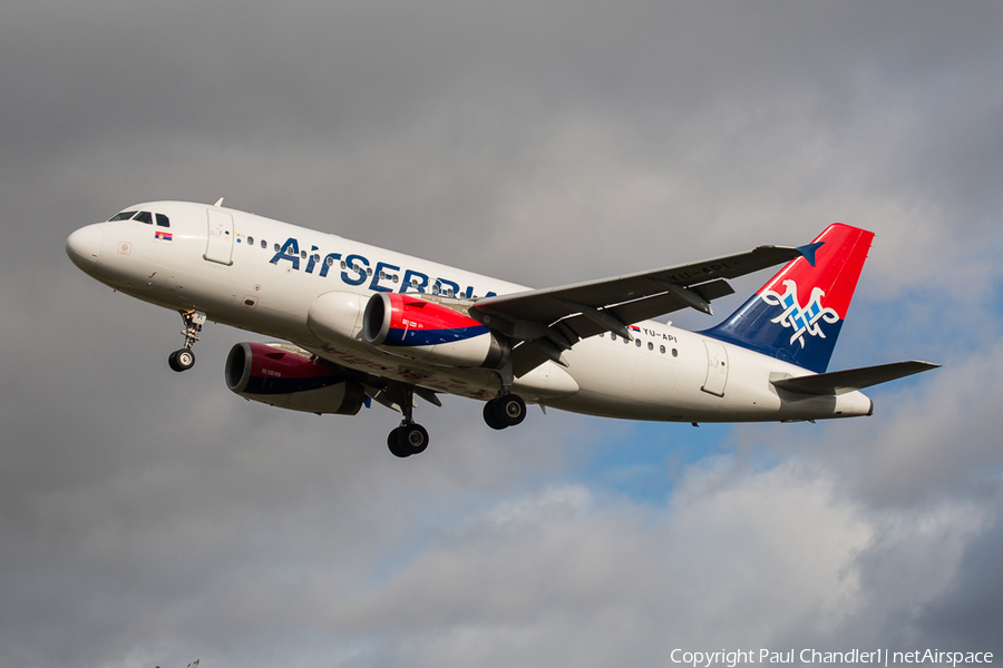 Air Serbia Airbus A319-132 (YU-API) | Photo 407253