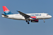 Air Serbia Airbus A319-132 (YU-API) at  London - Heathrow, United Kingdom