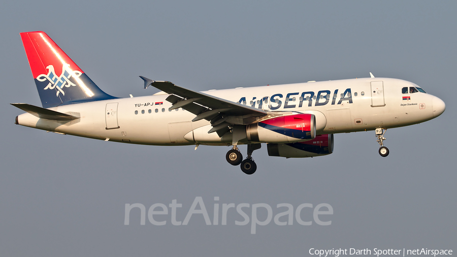 Air Serbia Airbus A319-132 (YU-APJ) | Photo 362639
