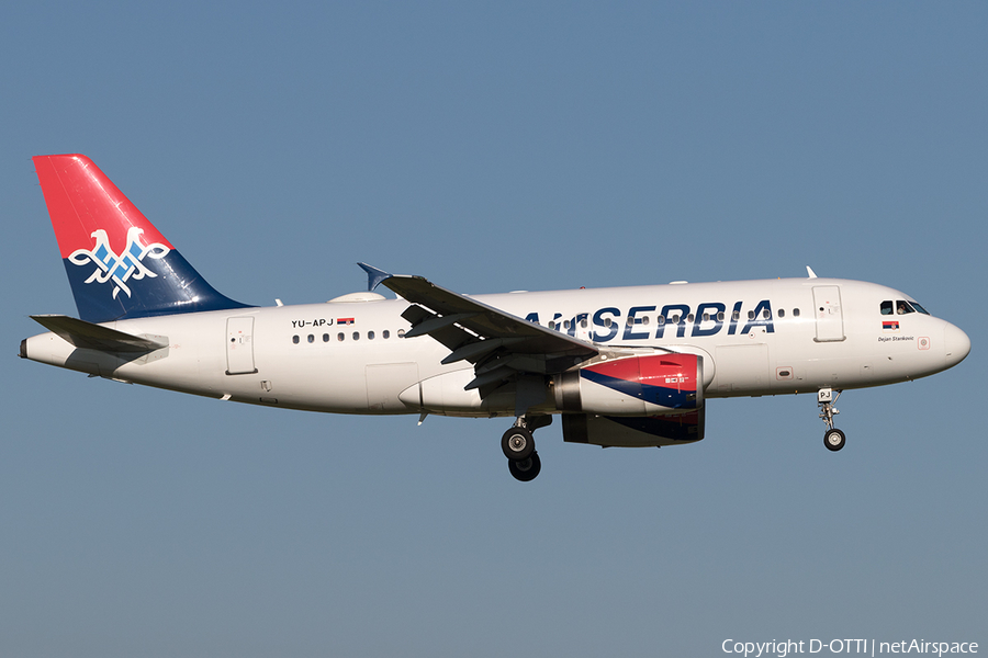 Air Serbia Airbus A319-132 (YU-APJ) | Photo 605352