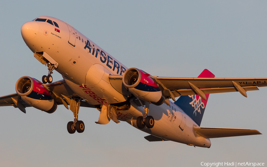 Air Serbia Airbus A319-132 (YU-APJ) | Photo 245503