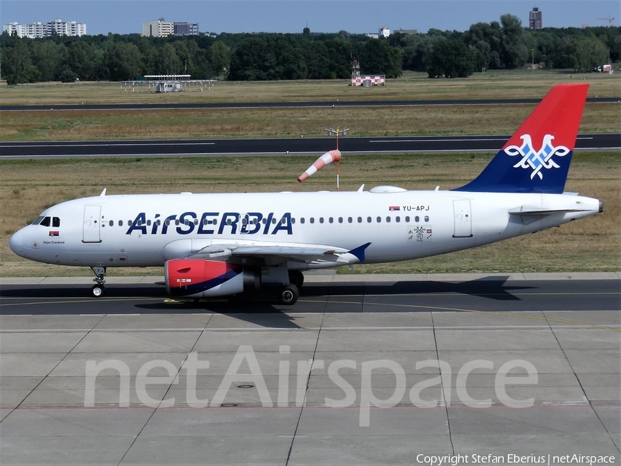 Air Serbia Airbus A319-132 (YU-APJ) | Photo 255842