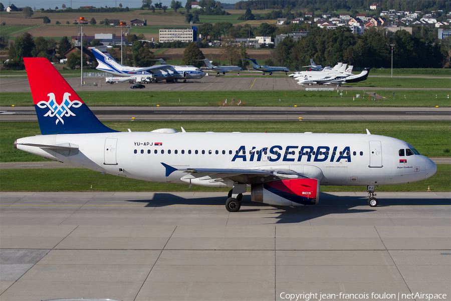 Air Serbia Airbus A319-132 (YU-APJ) | Photo 269363