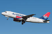 Air Serbia Airbus A319-132 (YU-APK) at  Frankfurt - Hahn, Germany