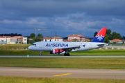 Air Serbia Airbus A319-132 (YU-APK) at  Porto, Portugal