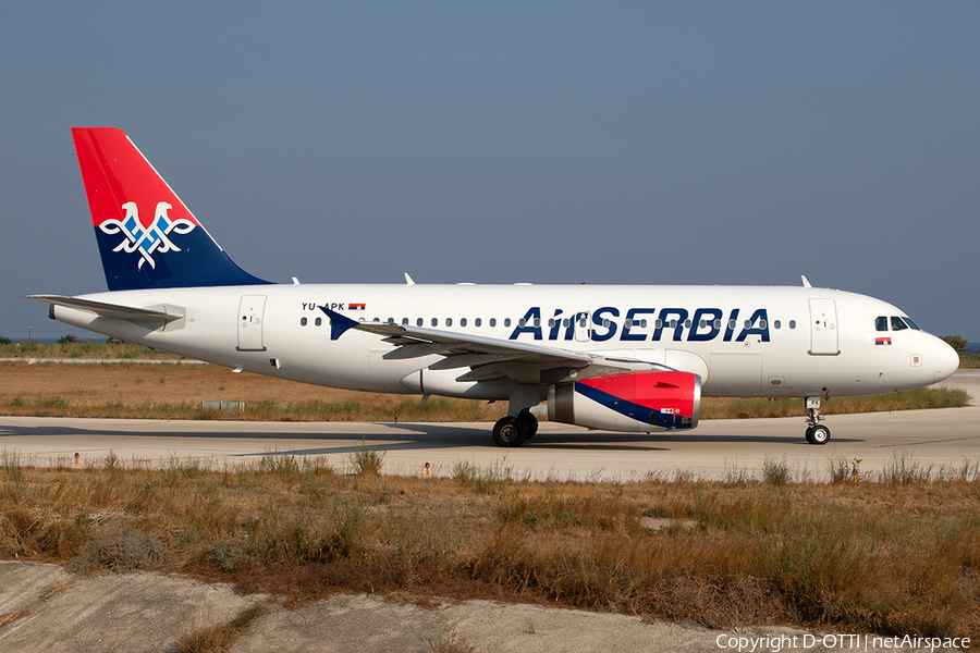 Air Serbia Airbus A319-132 (YU-APK) | Photo 346758
